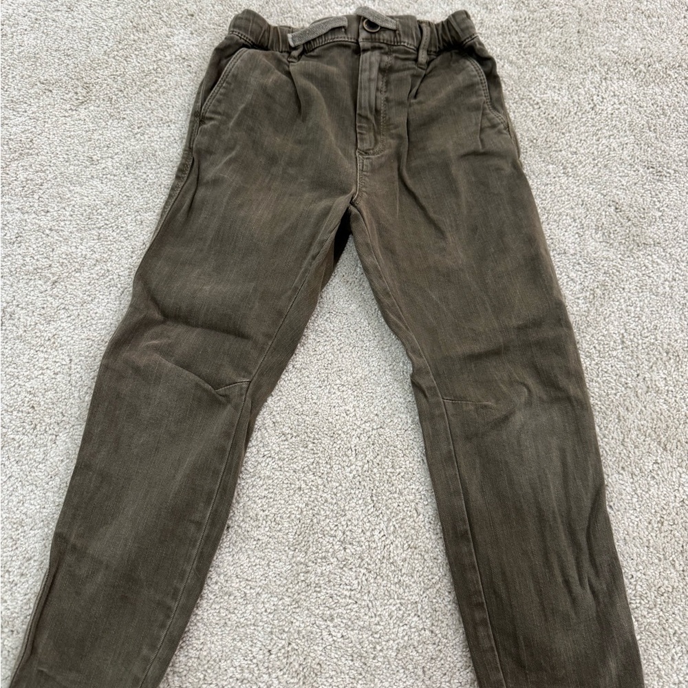 Kids dark faded green Jeans